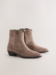 Mink Brown Forever Comfort® Western Style Boots - Image 7 of 10