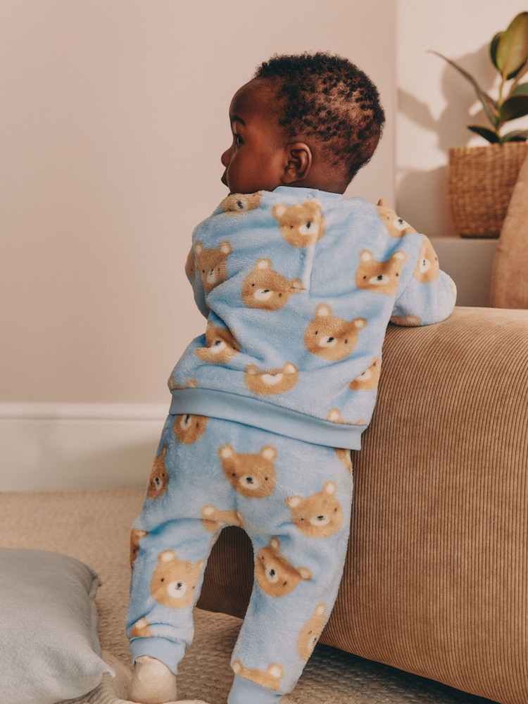 Blue Bear Fleece Top and Joggers Baby Set (0mths-2yrs) - Image 3 of 3 Blue Bear Fleece Top and Joggers Baby Set (0mths-2yrs) - Image 3 of 3