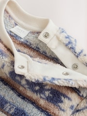 Blue Fairisle Fleece Top and Joggers Baby Set (0mths-2yrs) - Image 4 of 8