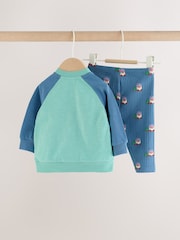 Green Milk Truck Top and Leggings Baby Set (0mths-2yrs) - Image 4 of 9