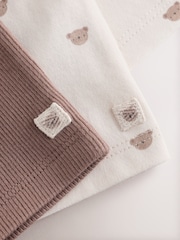 Tan Brown Bear Top and Leggings Baby Set (0mths-2yrs) - Image 8 of 9