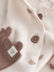 Tan Brown Bear Top and Leggings Baby Set (0mths-2yrs) - Image 9 of 9
