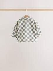 Grønt sjakkbrett - Babysett med Shacket, topp og bukse (3 Pieces) (0mnd.–2år) - Bilde 4 av 10