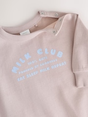 ក្លឹបទឹកដោះគោពណ៌ត្នោត - Sweat Baby Romper (0mths-3yrs) - រូបភាព 6 នៃ 8