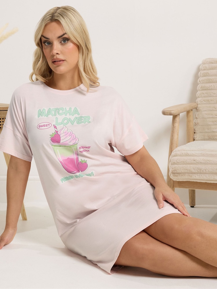 חולצת טי לשינה של Yours למידות גדולות - תמונה 1 מתוך 5 חולצת טי לשינה של Yours למידות גדולות - תמונה 1 מתוך 5