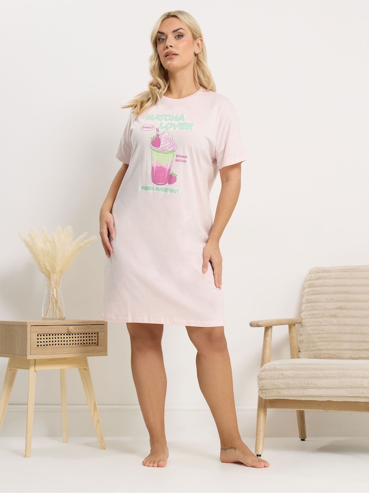 חולצת טי לשינה של Yours למידות גדולות - תמונה 2 מתוך 5 חולצת טי לשינה של Yours למידות גדולות - תמונה 2 מתוך 5