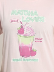 חולצת טי לשינה של Yours למידות גדולות - תמונה 5 מתוך 5