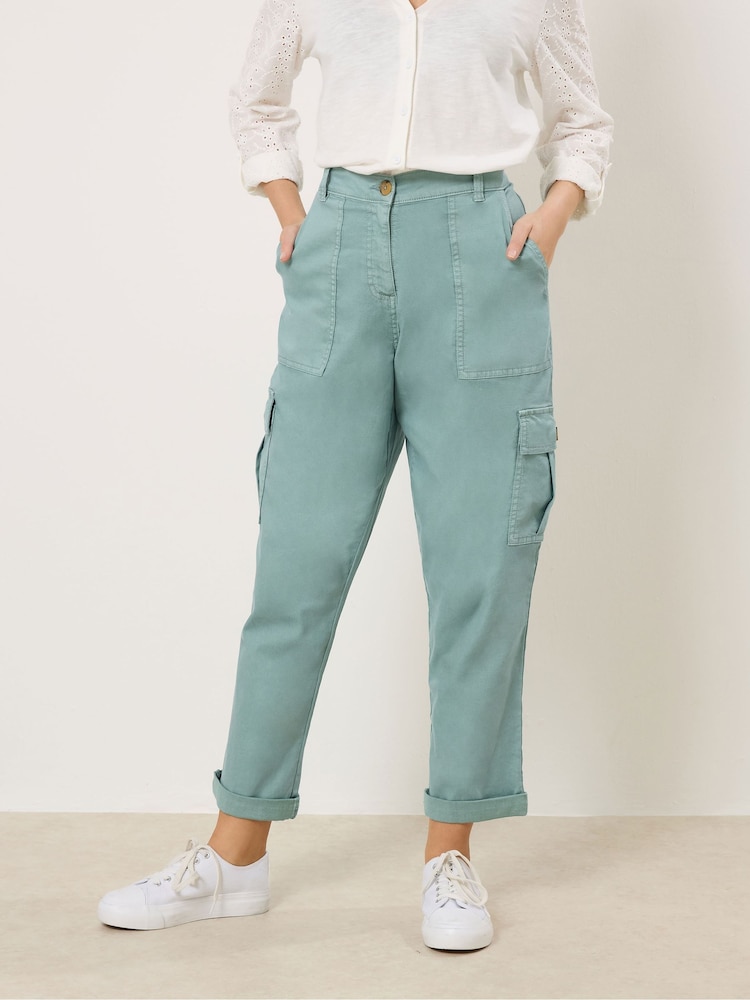 M&Co Green Cargo Trousers - Image 1 of 5 M&Co Green Cargo Trousers - Image 1 of 5