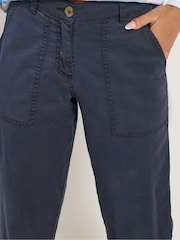 M&Co Blue Petite Carpenter Tapered Trousers - Image 4 of 5