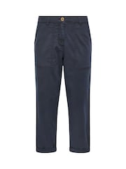 M&Co Blue Petite Carpenter Tapered Trousers - Image 5 of 5