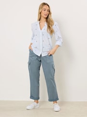 M&Co Blue Cargo Trousers - Image 2 of 5