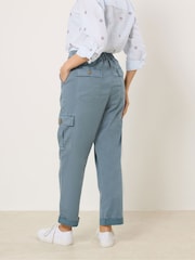 M&Co Blue Cargo Trousers - Image 3 of 5