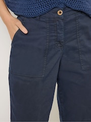 M&Co Blue Carpenter Tapered Trousers - Image 4 of 5