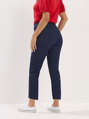 M&Co Blue Petite Denim Crop Jeans - Image 3 of 4