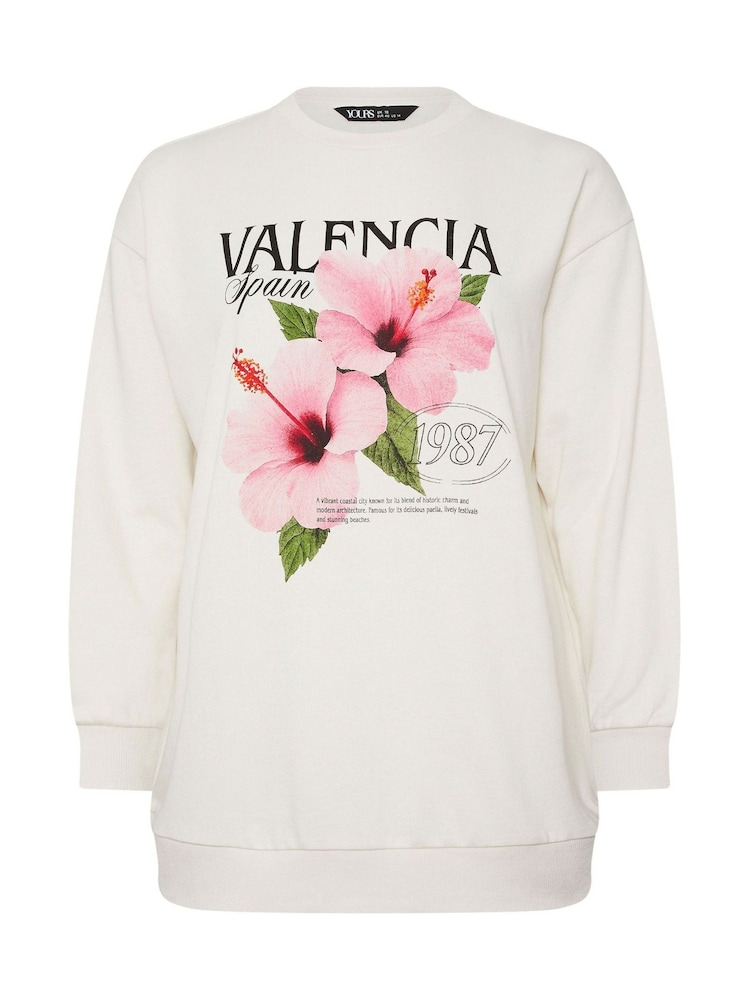 Yours Curve Natural Sweatshirt - Image 5 of 5