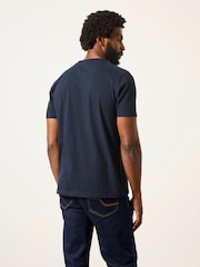 FatFace 3 Pack Navy/Burgundy/Green Short Sleeve T-Shirt - Image 2 of 7