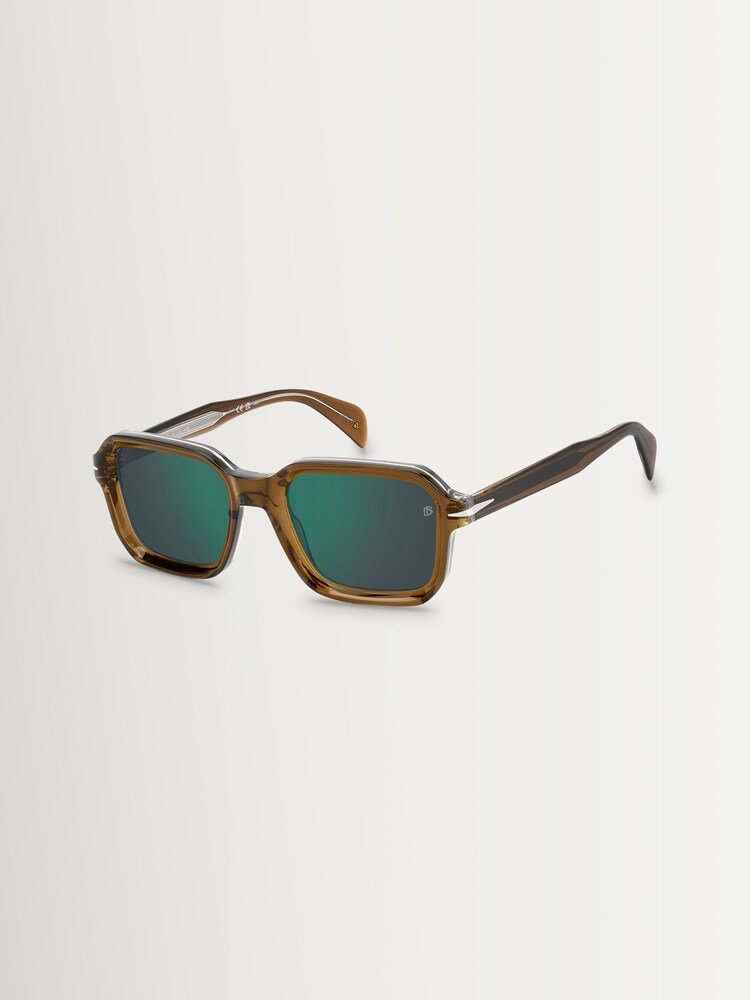Eyewear by David Beckham Brown Square Geometrical Sungalsses - Image 1 of 5