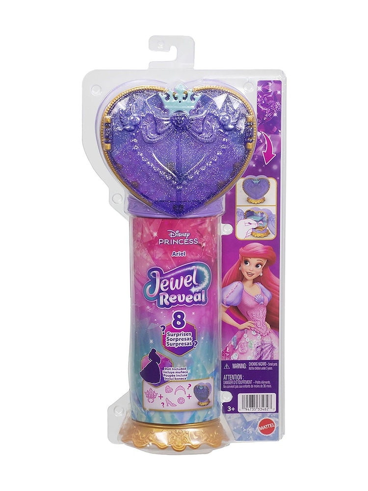 Mattel Games Disney Princess Jewel Reveal Ariel Doll - Image 1 of 5 Mattel Games Disney Princess Jewel Reveal Ariel Doll - Image 1 of 5