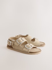 Neutral Forever Comfort Double Strap Footbed Sandals - Image 2 of 5