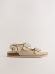 Neutral Forever Comfort Double Strap Footbed Sandals - Image 3 of 5