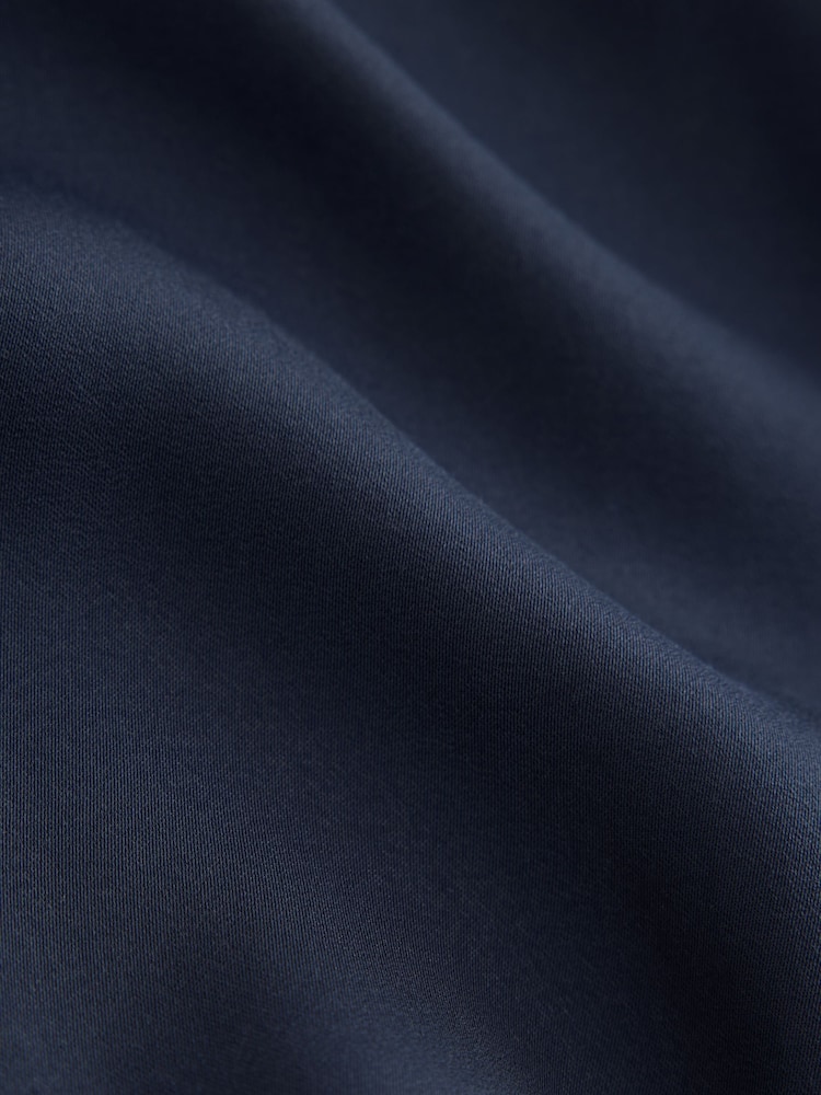 Navy Lace Trim Satin Cami Top - Image 3 of 3