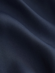marine - Haut caraco en satin avec bordure en dentelle - Image 7 de 7