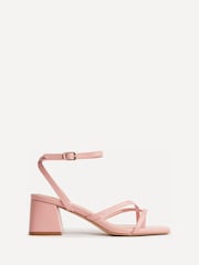 Linzi Pink Sally Strappy Block Heeled Sandals - Image 3 of 6