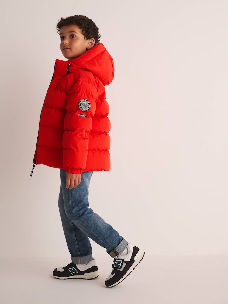 Crveno - Superdry Sportski Puffer kaput - Slika 1 od 16