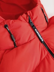 Crveno - Superdry Sportski Puffer kaput - Slika 11 od 16