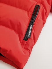 Crveno - Superdry Sportski Puffer kaput - Slika 12 od 16