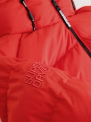 Crveno - Superdry Sportski Puffer kaput - Slika 14 od 16