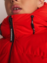 Crveno - Superdry Sportski Puffer kaput - Slika 6 od 16