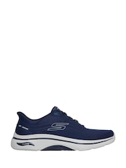 Skechers Blue GO Walk Arch Fit 2.0 Percy Trainers - Image 2 of 4