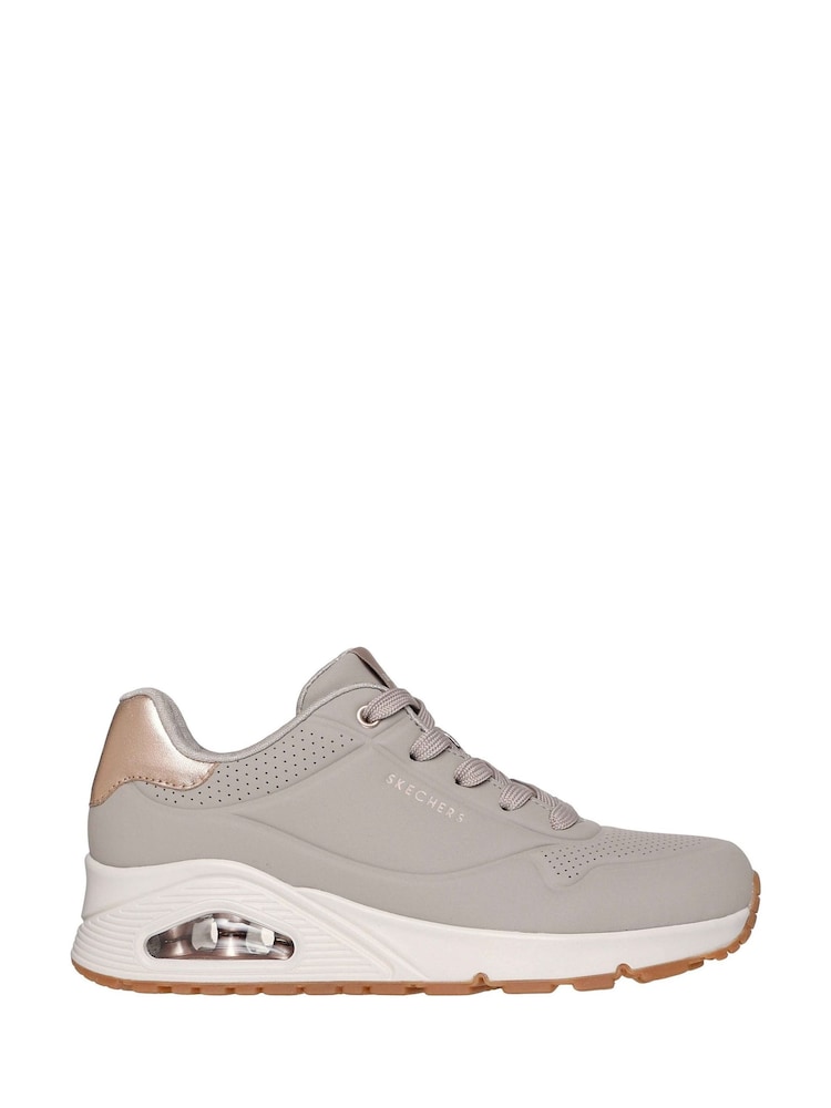 Skechers Brown Street Uno - Golden Air Trainers - Image 1 of 4