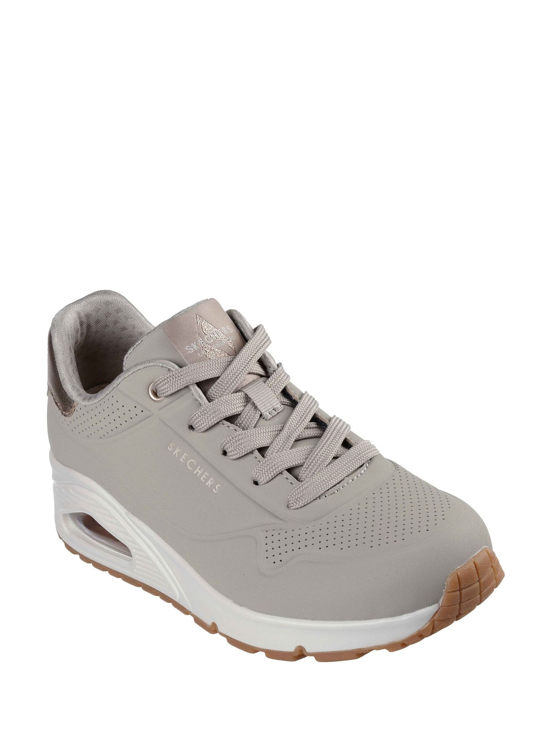 eri ENOF ブラウン DEAR Skechers Women's Uno - Pop Back White/Mint Sneakers 177092.WMNT | eBay
