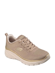 Skechers Brown Fashion Fit 2.0 Trainers - Image 3 of 4