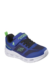 Skechers Black Glide-Step Lights Trainers - Image 1 of 4