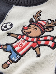 Blue Christmas Jumper (3mths-16yrs) - Image 6 of 7