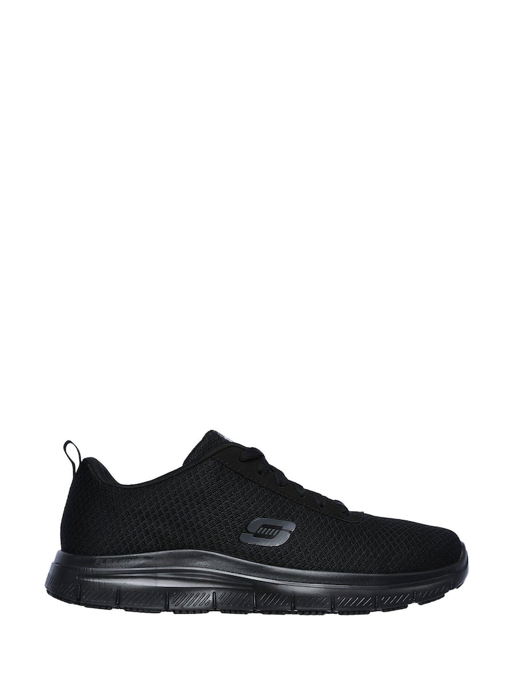 Skechers Black Flex Advantage Bendon Sr Occupational Shoes - Image 1 of 4 Skechers Black Flex Advantage Bendon Sr Occupational Shoes - Image 1 of 4