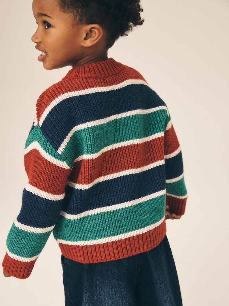 花彩色系 - Christmas Knitted Crew Neck Polo Shirt (3mths-10yrs) - 圖片 3/3 花彩色系 - Christmas Knitted Crew Neck Polo Shirt (3mths-10yrs) - 圖片 3/3
