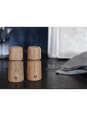 Crush Grind Set of 2 Oak Stockholm Salt and Pepper Grinders - Image 1 of 2