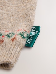 Ecru Christmas Crew Neck Jumper (3mths-7yrs) - Image 8 of 9