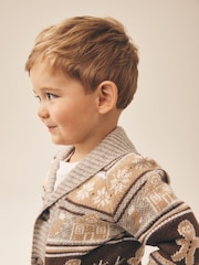 Christmas Cardigan Crew Neck Jumper (3mths-10yrs) - Image 4 of 4