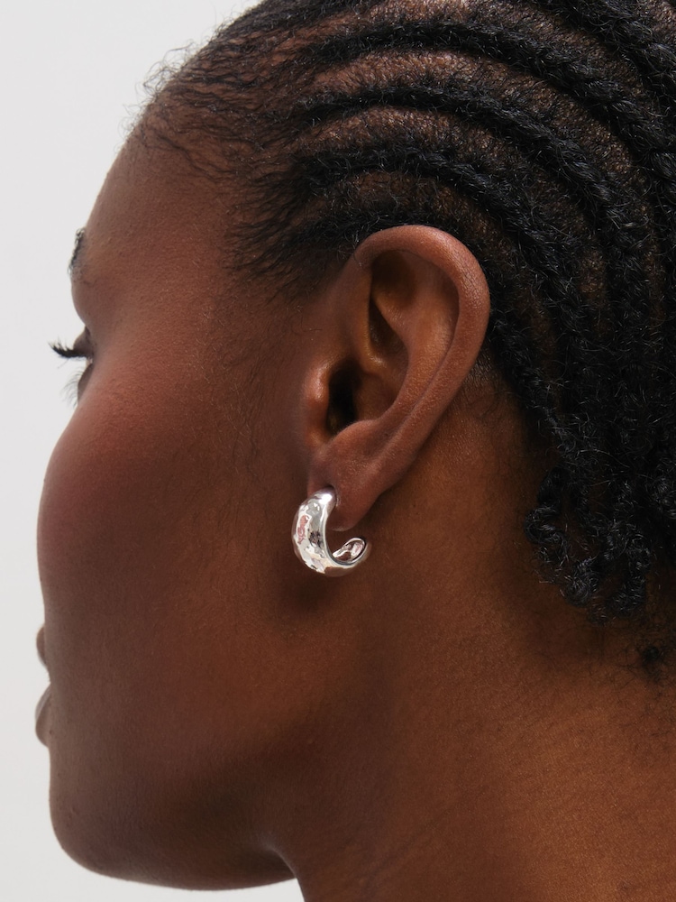 Inicio Molten Hoop Earrings - Imaginea 3 din 3