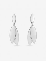 Inicio Sterling Silver Plated Polished Double Drop Earrings - Image 1 of 1