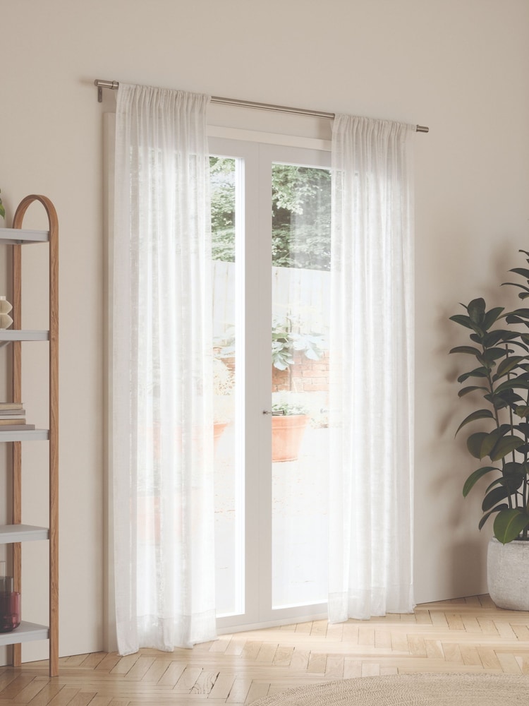 Umbra NICKEL Zen Curtain Pole 163- 325cm - Image 1 of 5