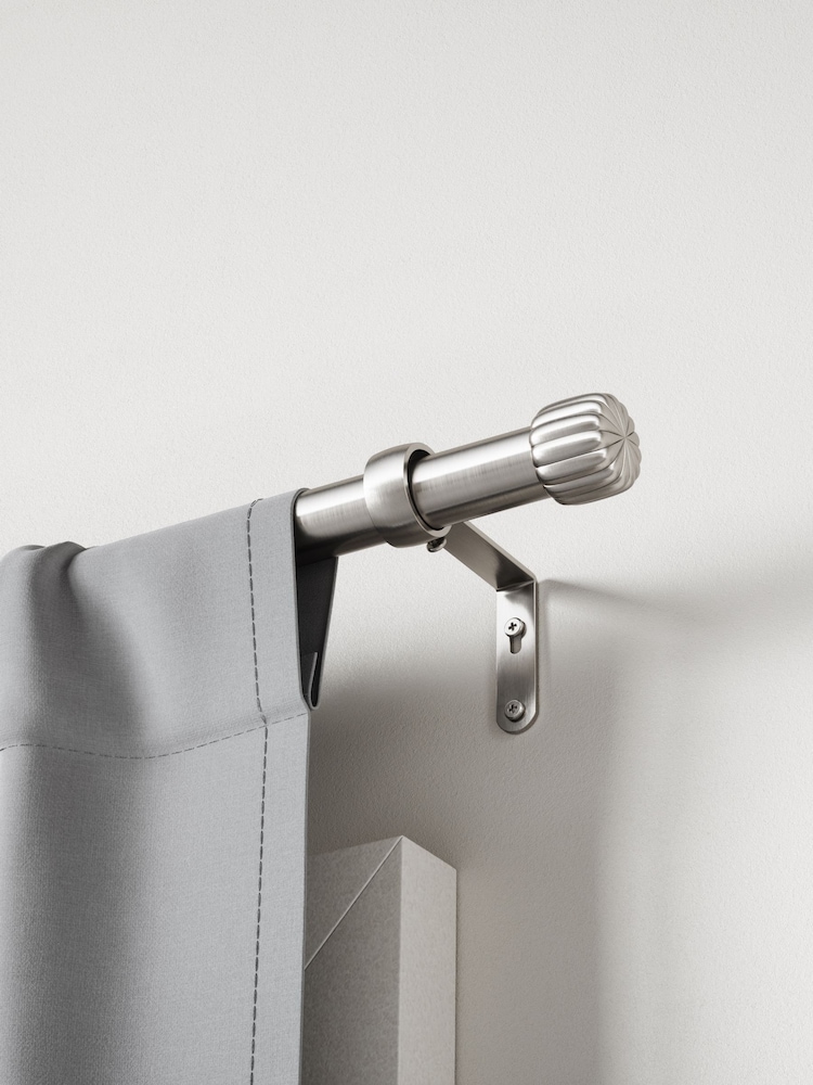 Umbra Nickel Cleo Curtain Pole 91- 168cm - Image 2 of 5