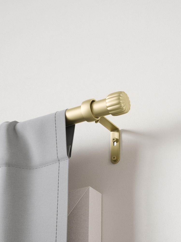 Umbra Gold Cleo Curtain Pole 168- 305cm - Image 2 of 5