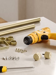 Umbra Gold Cleo Curtain Pole 168- 305cm - Image 4 of 5