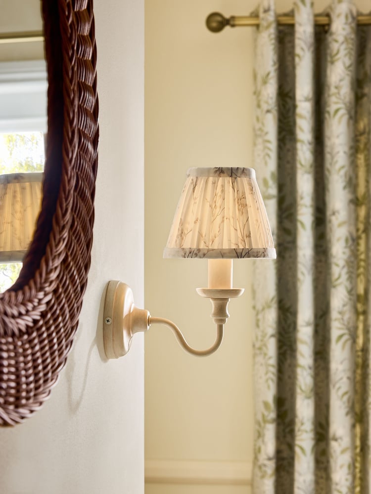 Laura Ashley Cream Pussywillow Wall Light - Image 1 of 6 Laura Ashley Cream Pussywillow Wall Light - Image 1 of 6